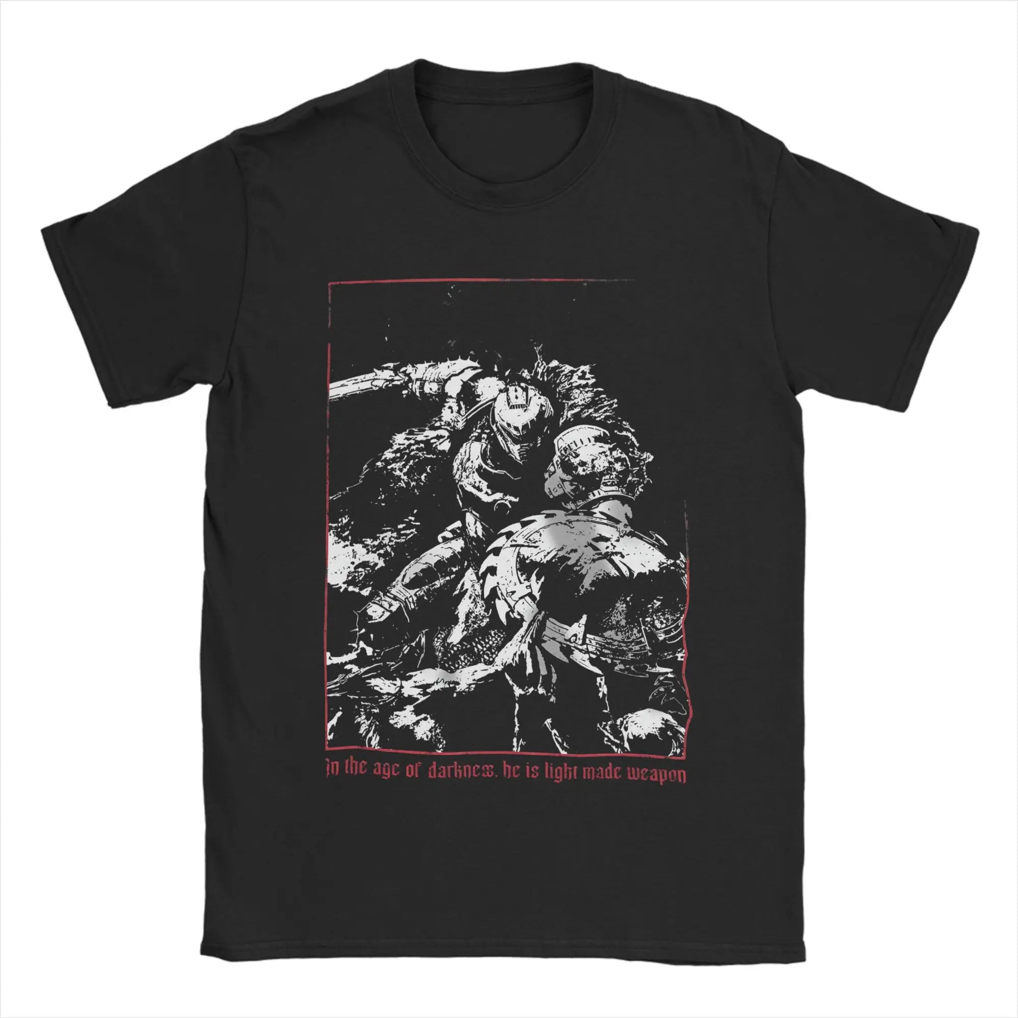 Doom Slayer Dark Ages Gamer T-Shirt | 100% Cotton Graphic Tee Graphic Tees - The Eezee Shop