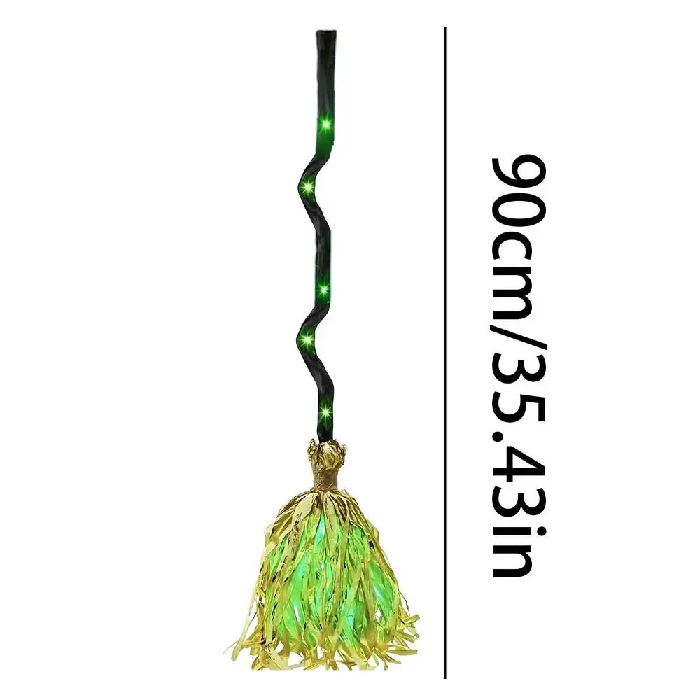 90cm Animated Dancing Witch Broom | Outdoor Halloween Decoration Outdoor Halloween Decorations - The Eezee Shop