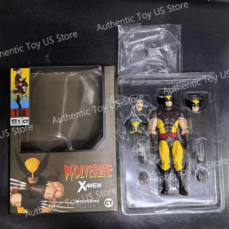 Wolverine Brown Comic Figure | Articulated X-Men Collectible Collectible Figures - The Eezee Shop