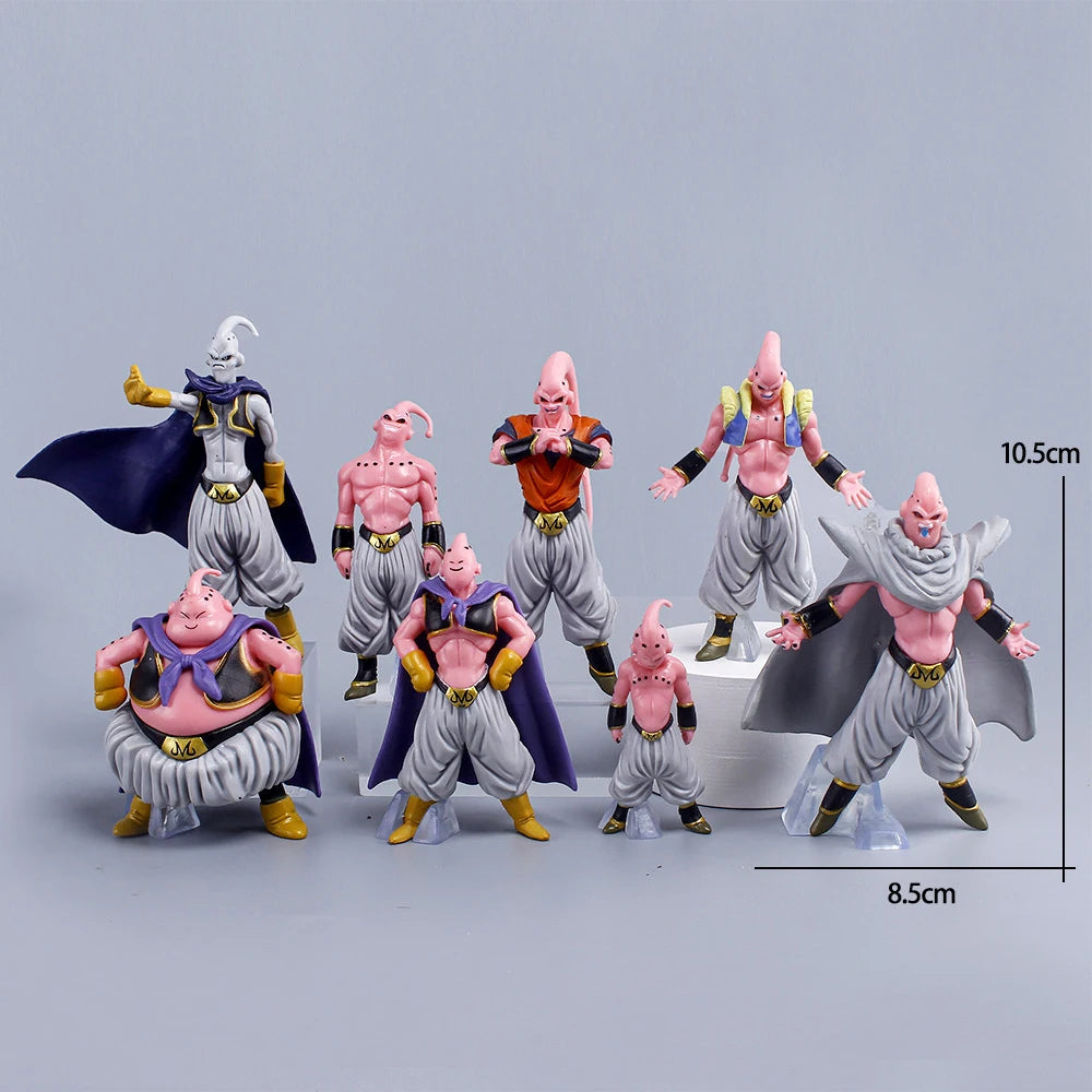 Dragon Ball Z Majin Buu 8pcs Figure Set All Forms PVC Anime Figure - The Eezee Shop