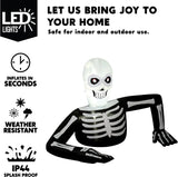 5.5ft Skeleton Inflatable with Animated LCD Eyes | Yard Decor Outdoor Halloween Decorations - The Eezee Shop