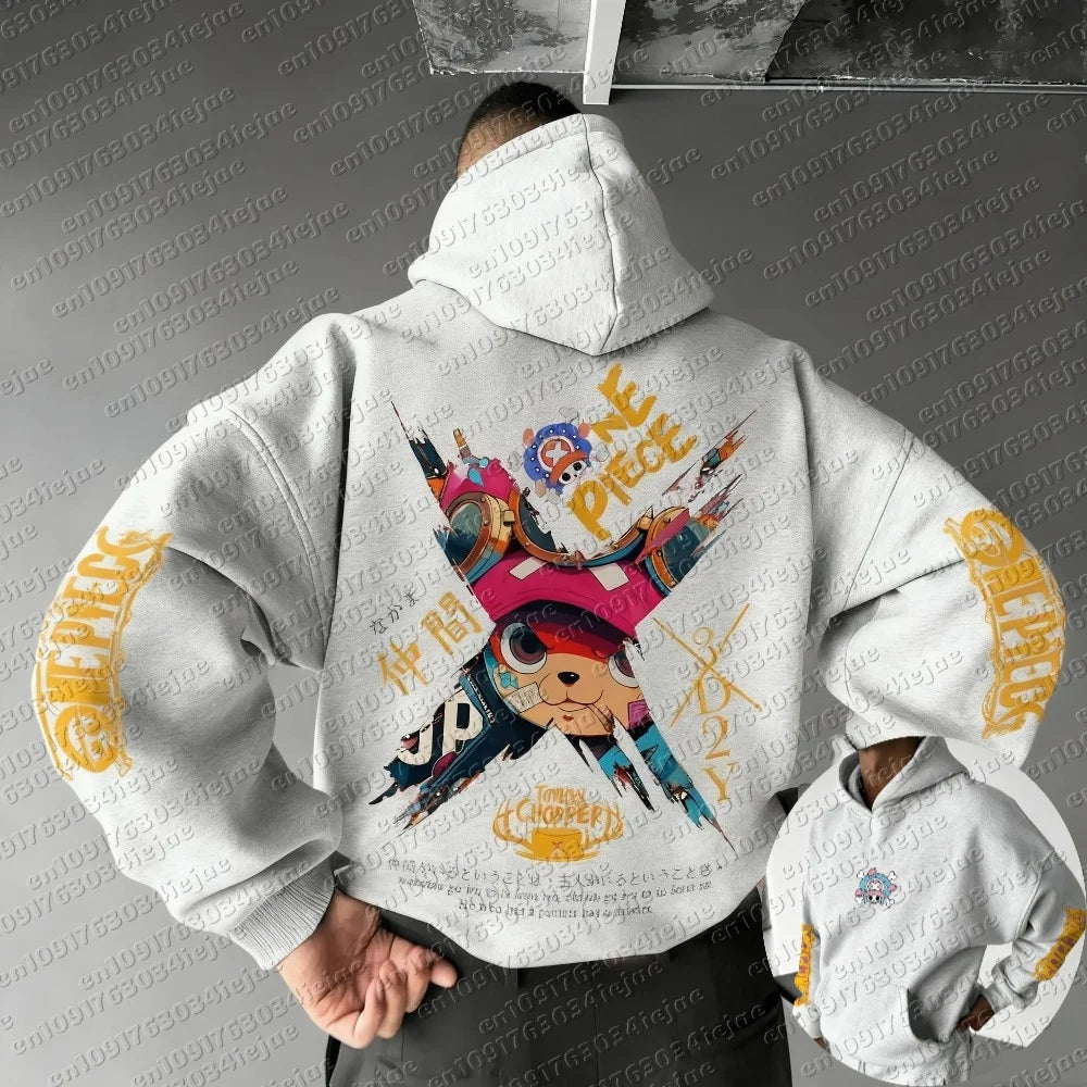 Kids Tony Tony Chopper Hoodie | One Piece Parent-Child Sweater Hoodies & Sweatshirts - The Eezee Shop