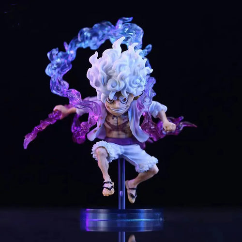 Bandai One Piece Luffy Gear 5 Sun God Nika 10cm Mini Action Figure Collectible Anime Statue Anime Figure - The Eezee Shop