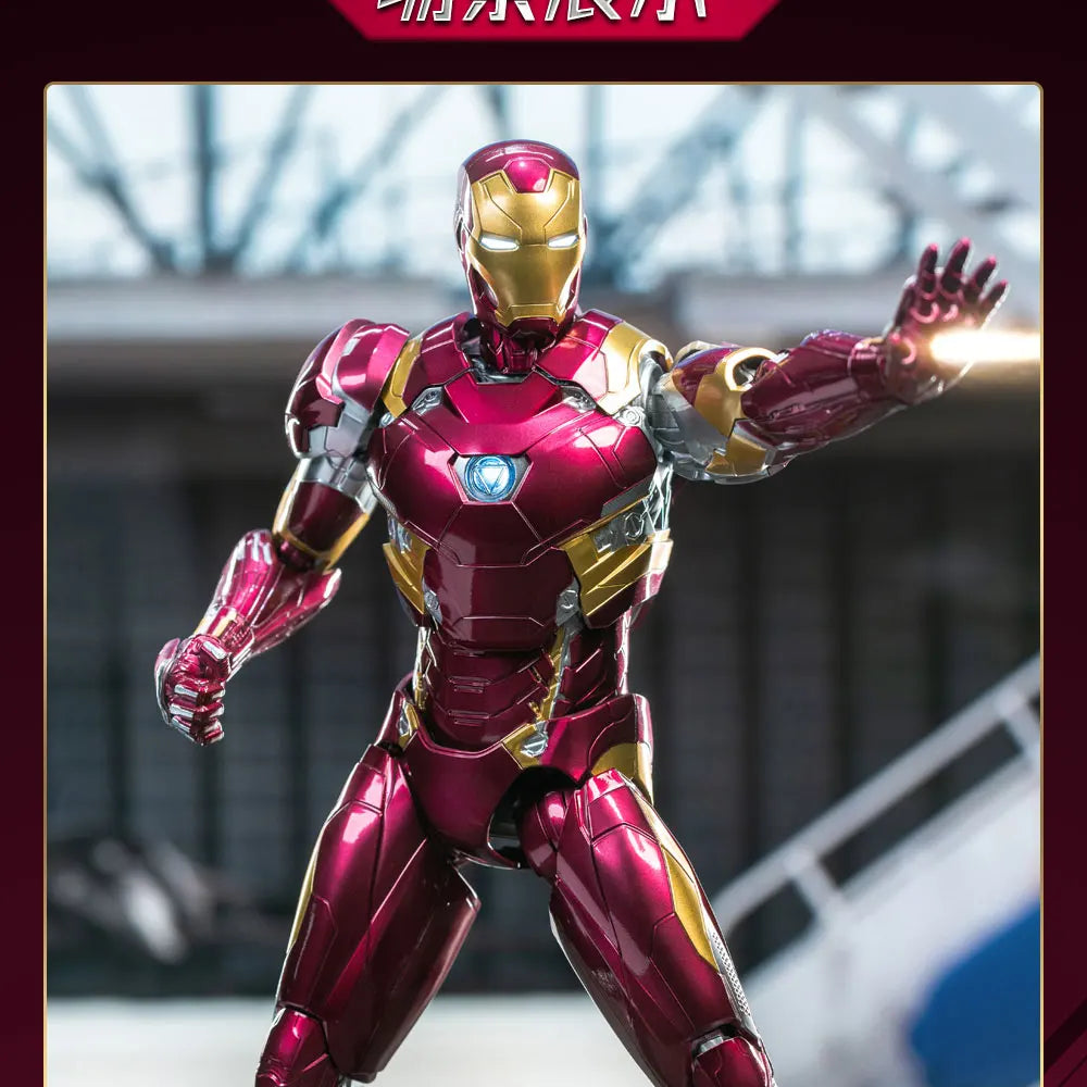 Iron Man MK46 Assembly Model | Light-Up Reactor Desktop Figure Collectible Figures - The Eezee Shop