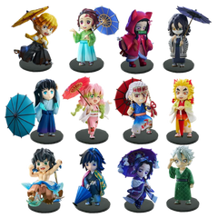 Demon Slayer Plum Rain Figure Kimetsu No Yaiba Anime Action Doll Collectible Statue Anime Figure - The Eezee Shop