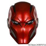 Red Hood Metallic Helmet | Deluxe Cosplay Prop with Eye Detail Cosplay Masks & Helmets - The Eezee Shop