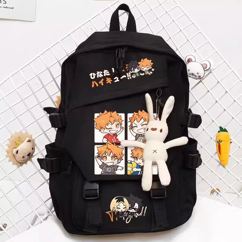 Haikyuu Anime Backpack | Large Capacity School & Travel Bag Backpacks - The Eezee Shop