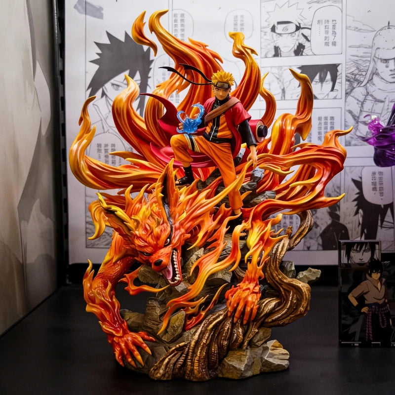 Sage Mode Naruto & Kurama 41cm Statue | Naruto GK Figure Collectible Figures - The Eezee Shop