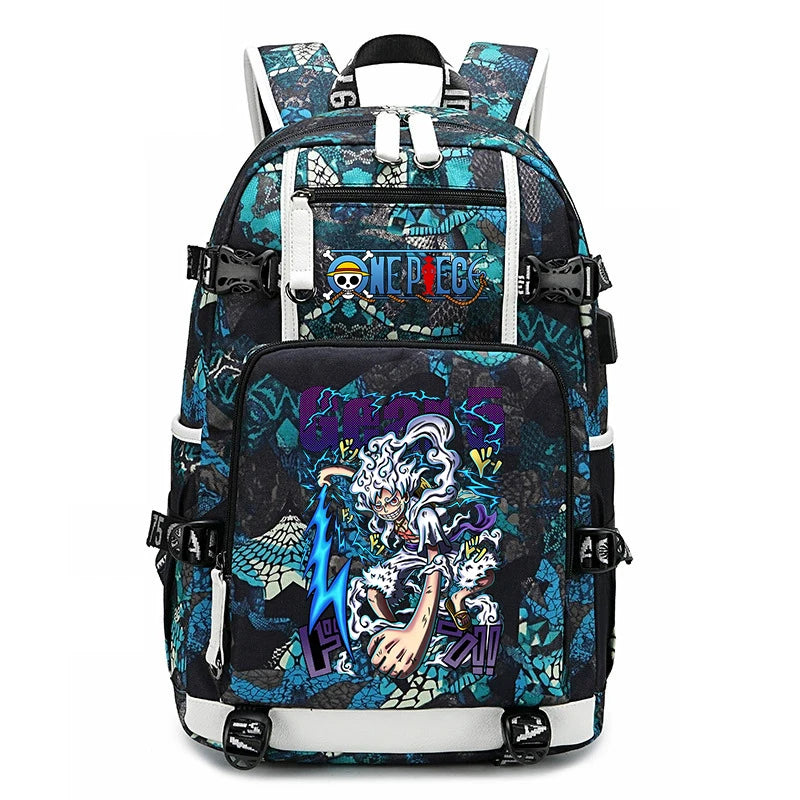 One Piece Luffy School Backpack | Large Capacity Bookbag Backpacks - The Eezee Shop