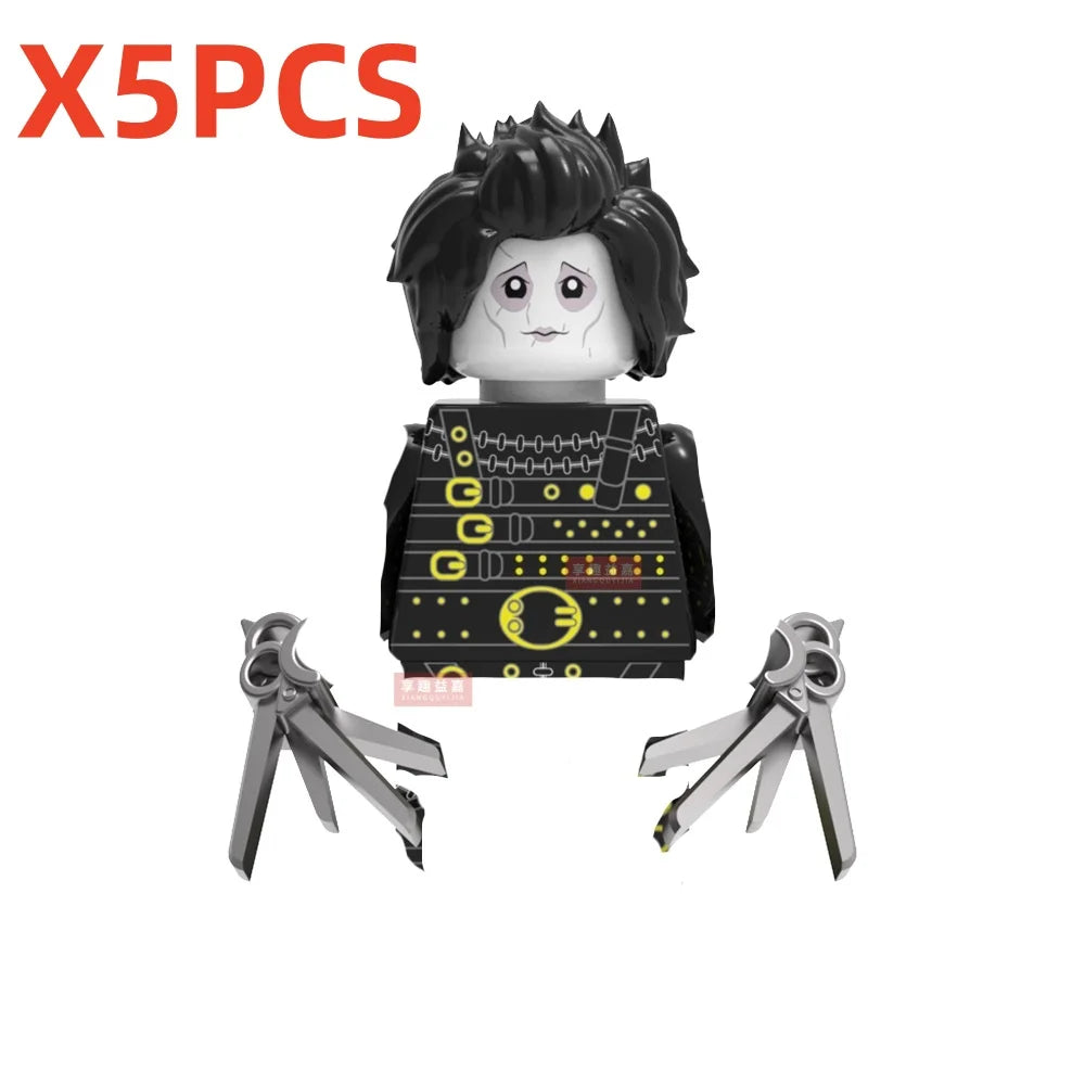 Edward Scissorhands Mini Building Block Figures | Brick Set Building Block Sets - The Eezee Shop