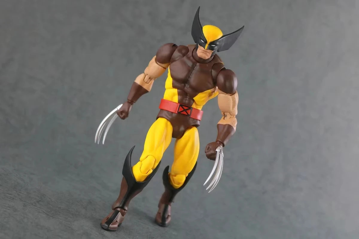 Wolverine Brown Comic Figure | Articulated X-Men Collectible Collectible Figures - The Eezee Shop