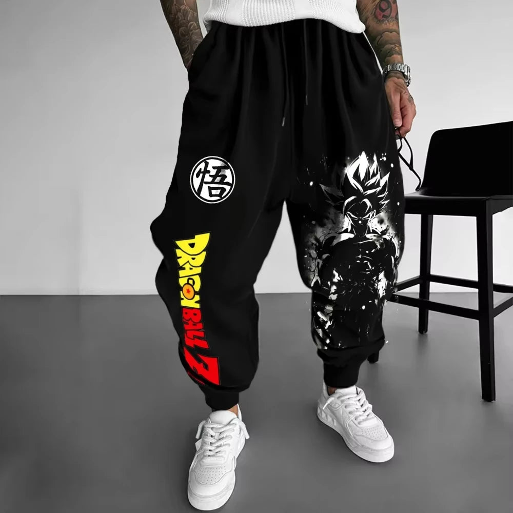 Broly Jogger Pants | Dragon Ball Y2K Anime Sweatpants Joggers & Pants - The Eezee Shop