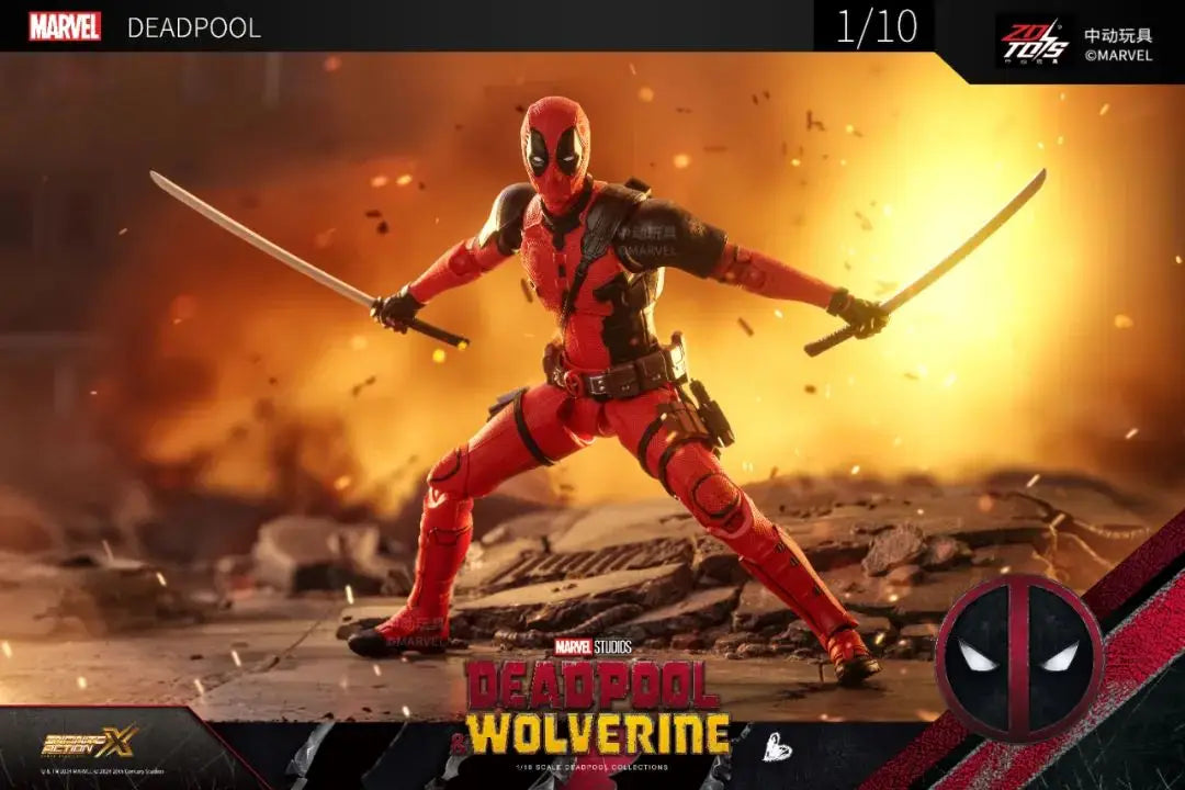 Deadpool & Wolverine 1:10 Action Figure | Boxed Collectible Collectible Figures - The Eezee Shop