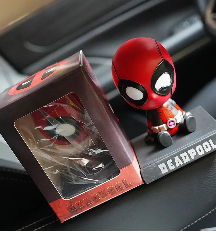 Deadpool & Spider-Man Bobblehead | Car Dashboard Decoration Car Accessories - The Eezee Shop