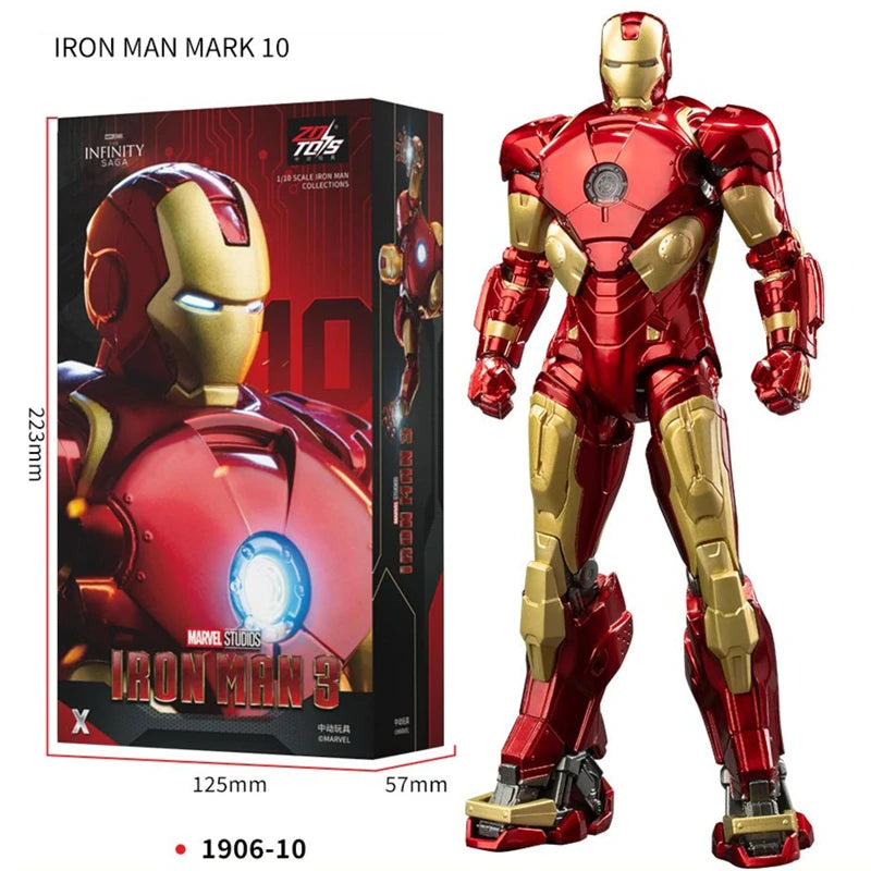 Iron Man Mark 35 Red Snapper Figure | Tony Stark Collectible Collectible Figures - The Eezee Shop