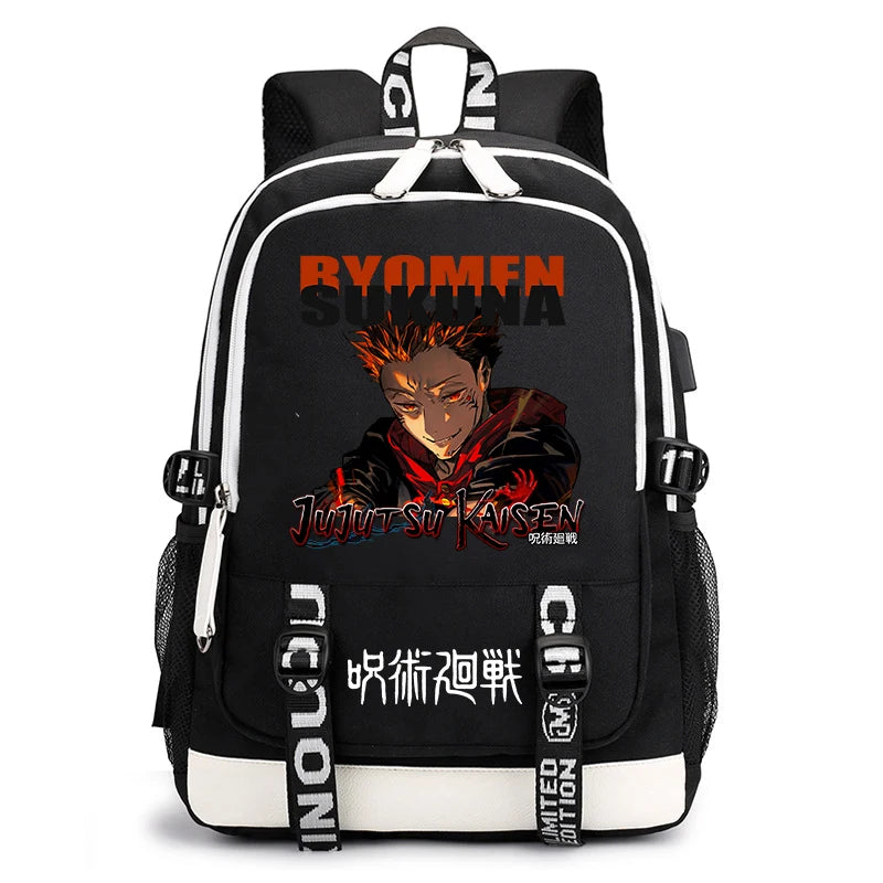Jujutsu Kaisen Student Backpack | Lightweight Anime Daypack Backpacks - The Eezee Shop