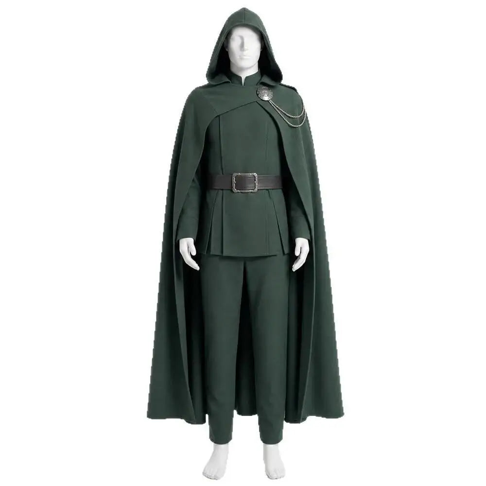 Doctor Doom Classic Villain Costume | Hooded Cape, Belt & Armor Cosplay Costumes - The Eezee Shop