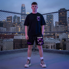Pokémon Gengar Performance Shorts Double Layer Athletic Fit