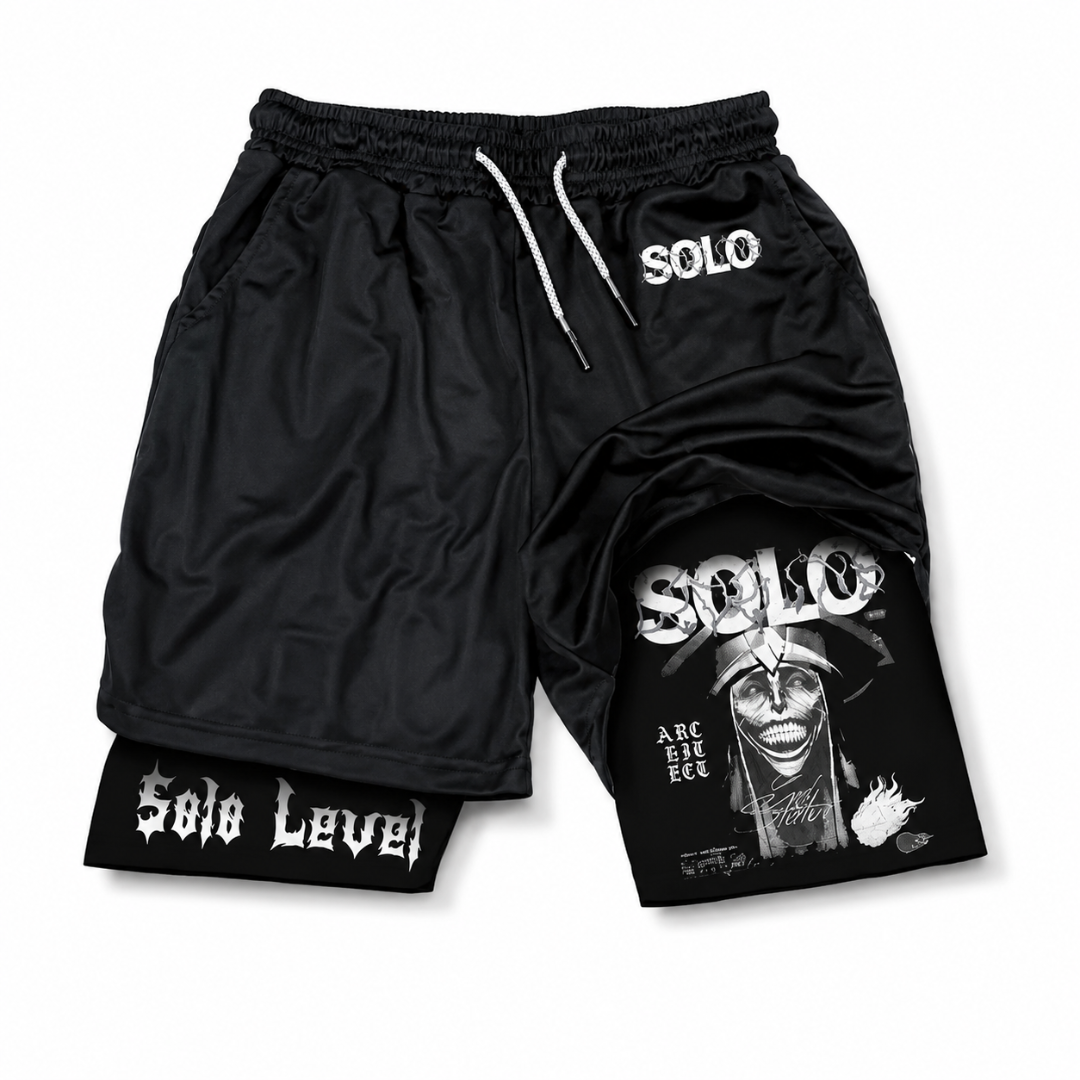 Anime Solo Level Statue of God Shorts Sweatpants Summer Y2K Performance shorts - The Eezee Shop