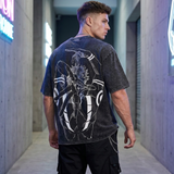 Mens Washed New Arrival Clothes Graphic T-Shirts