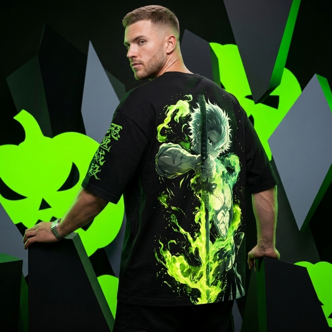 Demon Slayer Theater Edition Infinite City Edition Surrounding T-shirts Anime Tshirts - The Eezee Shop