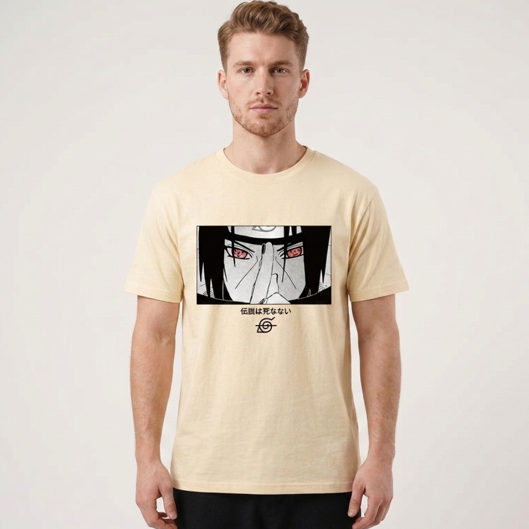 Uchiha Itachi Naruto Japanese Anime Printed Athletic Tee Anime Tshirts - The Eezee Shop
