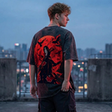 Naruto Itachi Uchiha Streetwear Oversized Retro Anime Tshirts - The Eezee Shop