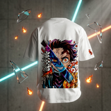 Summer Men's Demon Slayer Anime Printed T-shirt Anime Tshirts - The Eezee Shop
