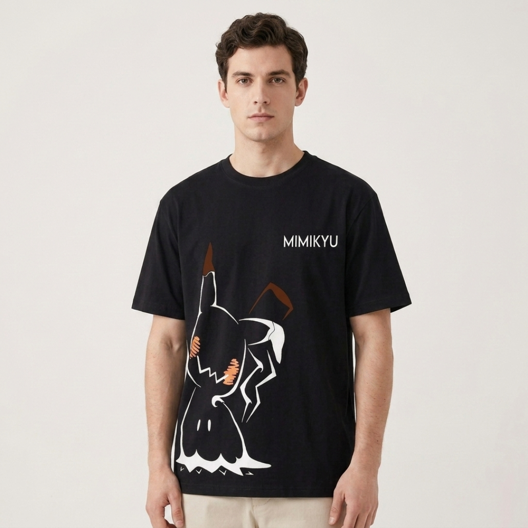 Pokémon Anime Pikachu Double-sided Printed T-shirt Anime Tshirts - The Eezee Shop