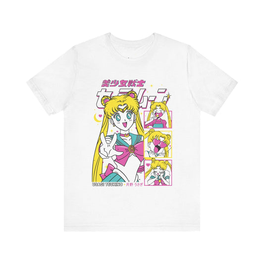 Sailor Moon Retro 90s Graphic T-Shirt Anime Tshirts - The Eezee Shop