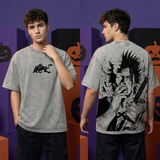 Black Clover Yami Sukehiro Graphic T-Shirt Oversized Cotton Manga Design Anime Tshirts - The Eezee Shop