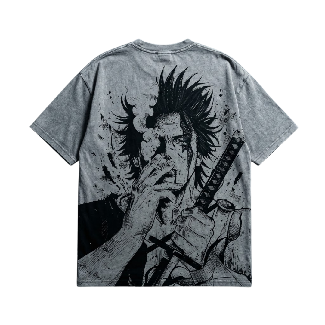 Black Clover Yami Sukehiro Graphic T-Shirt Oversized Cotton Manga Design Anime Tshirts - The Eezee Shop