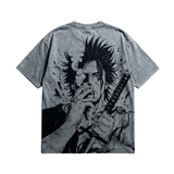 Black Clover Yami Sukehiro Graphic T-Shirt Oversized Cotton Manga Design Anime Tshirts - The Eezee Shop