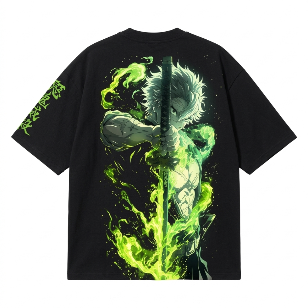 Demon Slayer Theater Edition Infinite City Edition Surrounding T-shirts Anime Tshirts - The Eezee Shop