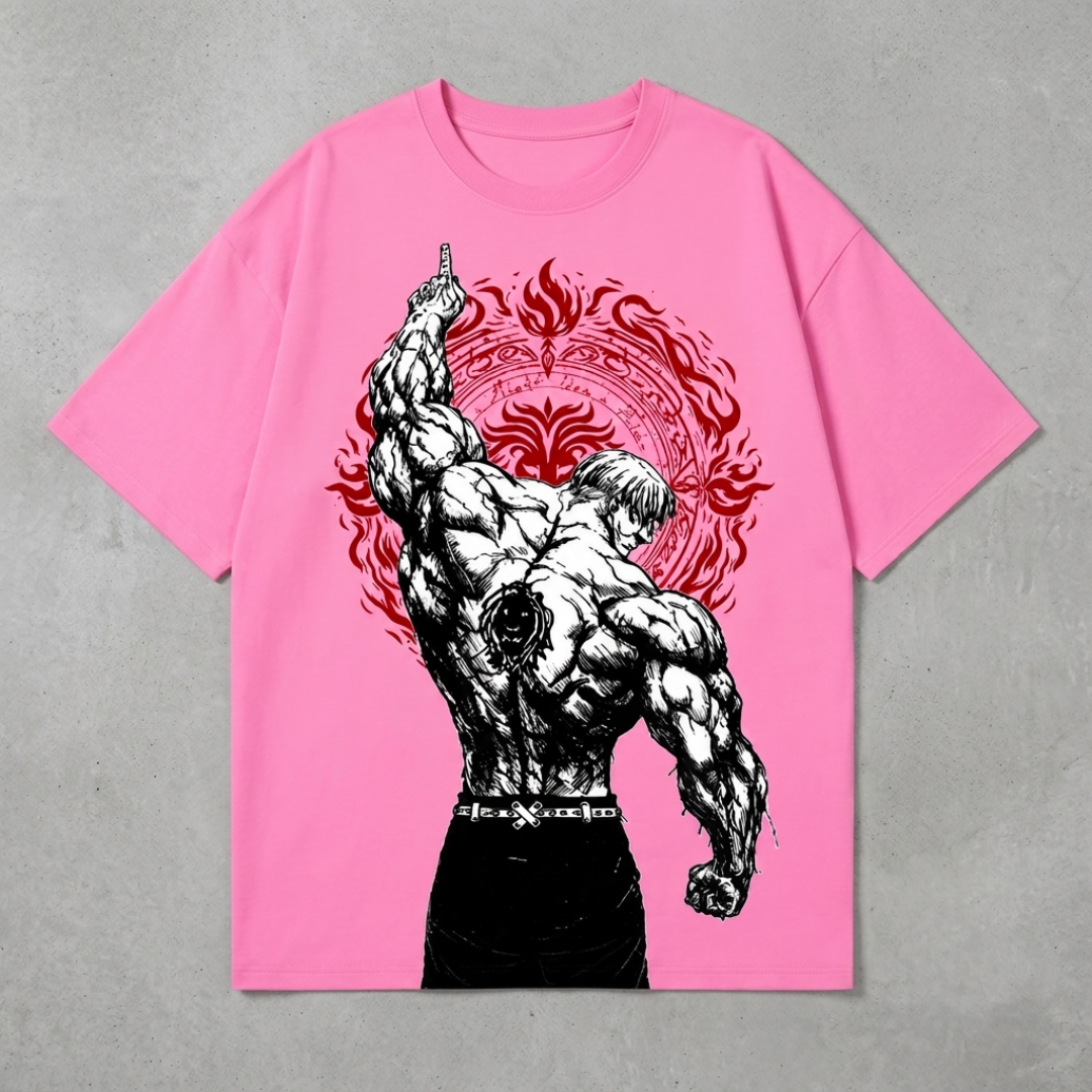 Escanor Lion's Seven Deadly Sins T-Shirt Streetwear Tee Anime Tshirts - The Eezee Shop
