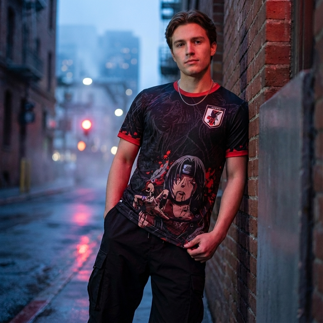 Naruto Itachi's Death Jersey Anime Print Sportswear Anime Tshirts - The Eezee Shop