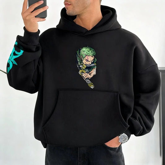 One Piece Roronoa Zoro Autumn Winter Hoodie Hoodies Series - The Eezee Shop