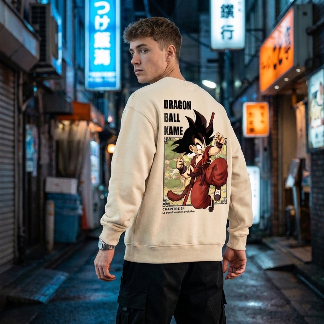 Dragon Ball Men's Sweatshirt Son Goku Japanese Anime Hoodie Hoodies Series - The Eezee Shop