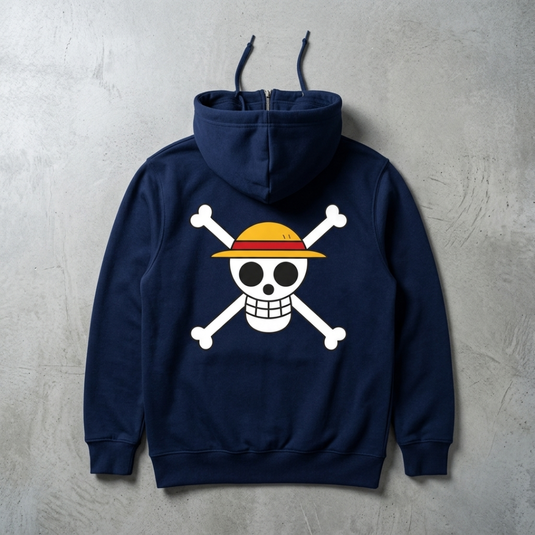 Monkey D. Luffy One Piece Zip-Up Hoodie Anime Streetwear Jacket Hoodies Series - The Eezee Shop