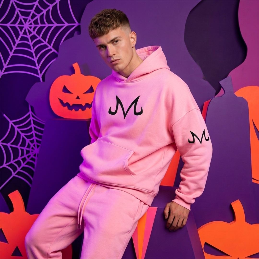 Dragon Ball Z Majin Buu Pink Hoodie Men Anime Sweatshirt Hoodies Series - The Eezee Shop