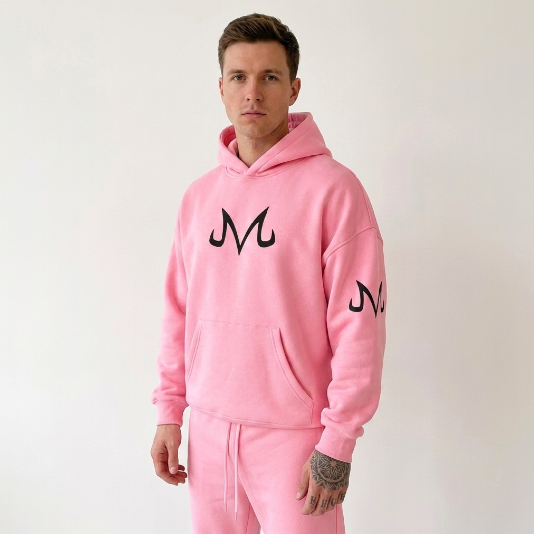 Dragon Ball Z Majin Buu Pink Hoodie Men Anime Sweatshirt Hoodies Series - The Eezee Shop