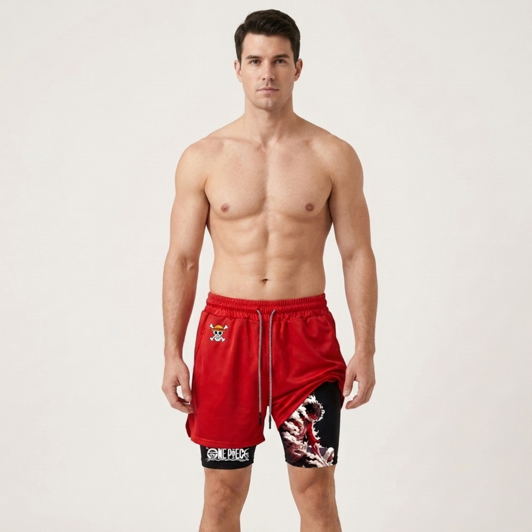 One Piece Luffy Classic Layer Shorts Performance shorts - The Eezee Shop