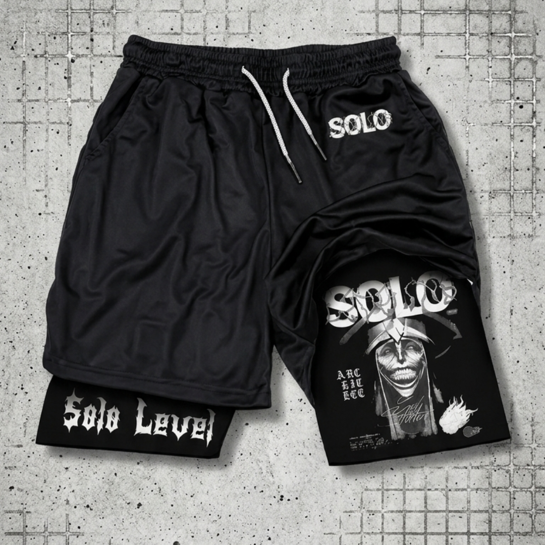 Anime Solo Level Statue of God Shorts Sweatpants Summer Y2K Performance shorts - The Eezee Shop