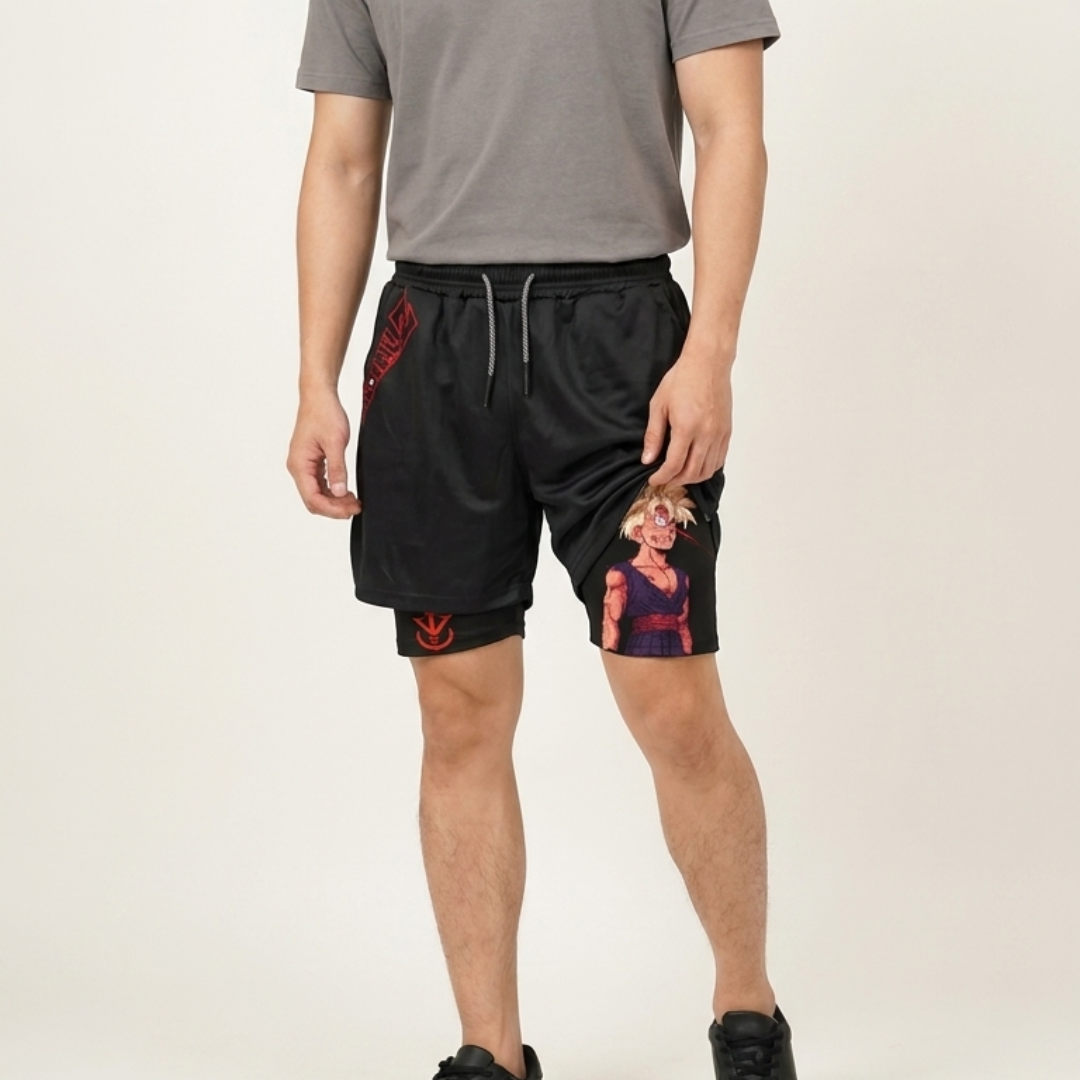 Anime Peripheral Men's Comfortable Sports Five-point Pants Performance shorts - The Eezee Shop