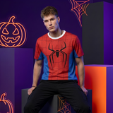 Marvel Spider-Man Classic Red Blue Suit 3D Print Cosplay Sports Jersey