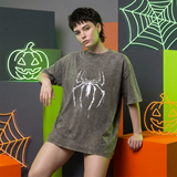 Dripping Spider Vintage Tee Men's Oversized Anime Tshirts - The Eezee Shop