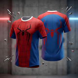 Marvel Spider-Man Classic Red Blue Suit 3D Print Cosplay Sports Jersey
