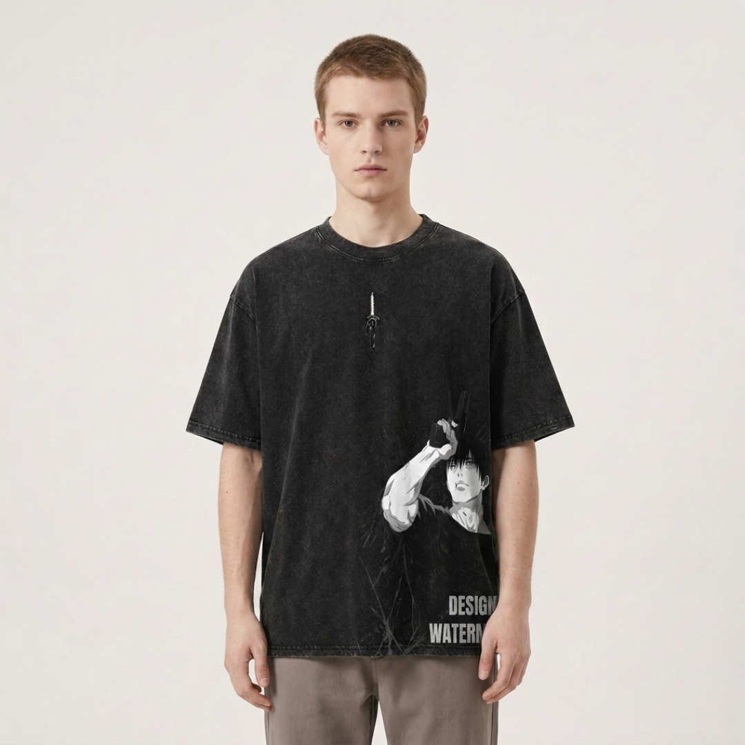 Gojo Satoru Jujutsu Kaisen Harajuku Cotton Anime Graphic Tee Anime Tshirts - The Eezee Shop